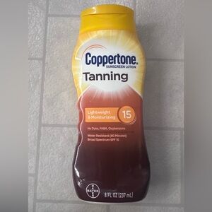 Coppertone Tanning Sunscreen Lotion SPF 15 - Yellow/Brown